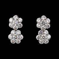 Van Cleef & Arpels 18K Gold & Diamond Estate Earrings - Sold for $20,000 on 03-03-2018 (Lot 155).jpg